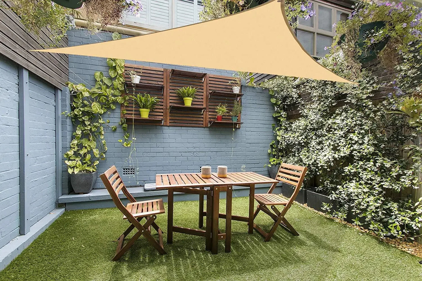 2.5x2.5M Square Shade Sail 300D Waterproof Polyester For Garden Terrace Canopy Swimming Pool Sun Shade Canvas Camping Awning
