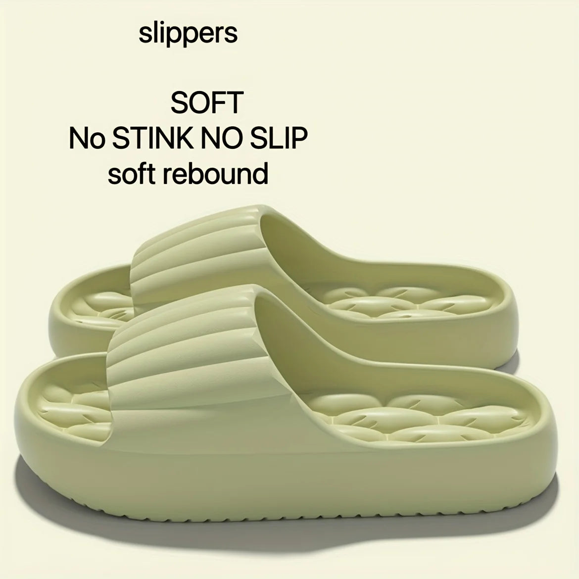 Slippers Women's EVA Slide Slippers - Soft Comfortable Non-Slip Indoor/Outdoor House Shoes， Washable All-Season Design
