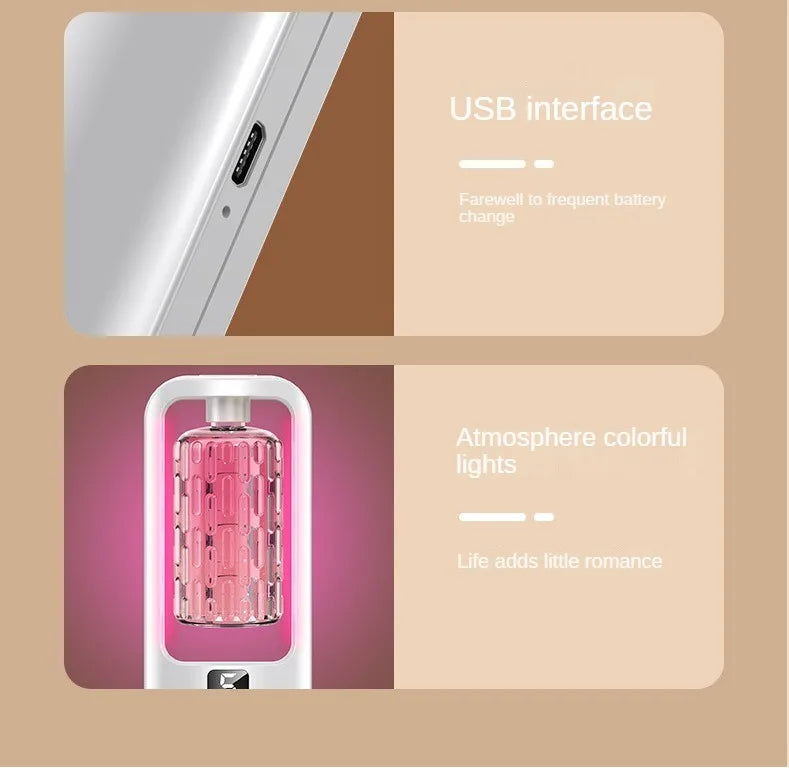 50ml Wall Mounted Aroma Diffuser Essential Oils Diffuser with Time Setting Air Purifying Fragrance Diffusing For Bedroom Toilet