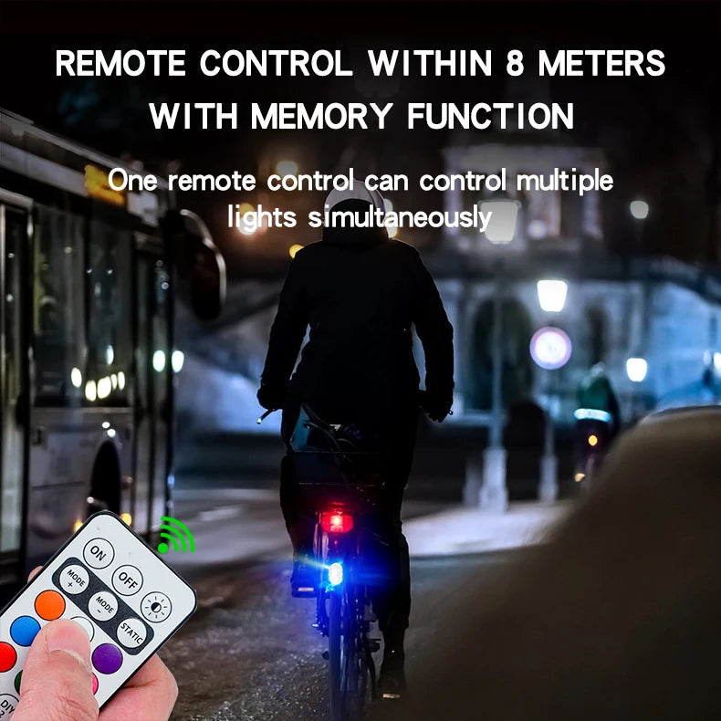 RGB Led Car Strobe Lights Motorcycle LED Flash Position Wireless Light Aircraft Airplane Helicopter Warning Lights Accessories