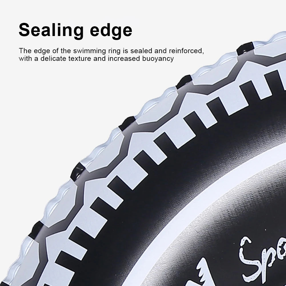 Car Tire Swim Float Tube PVC Pool Floating Rings Leakproof Inflatable Swimming Rings Floaties Thickened Pool Rings for Swimming