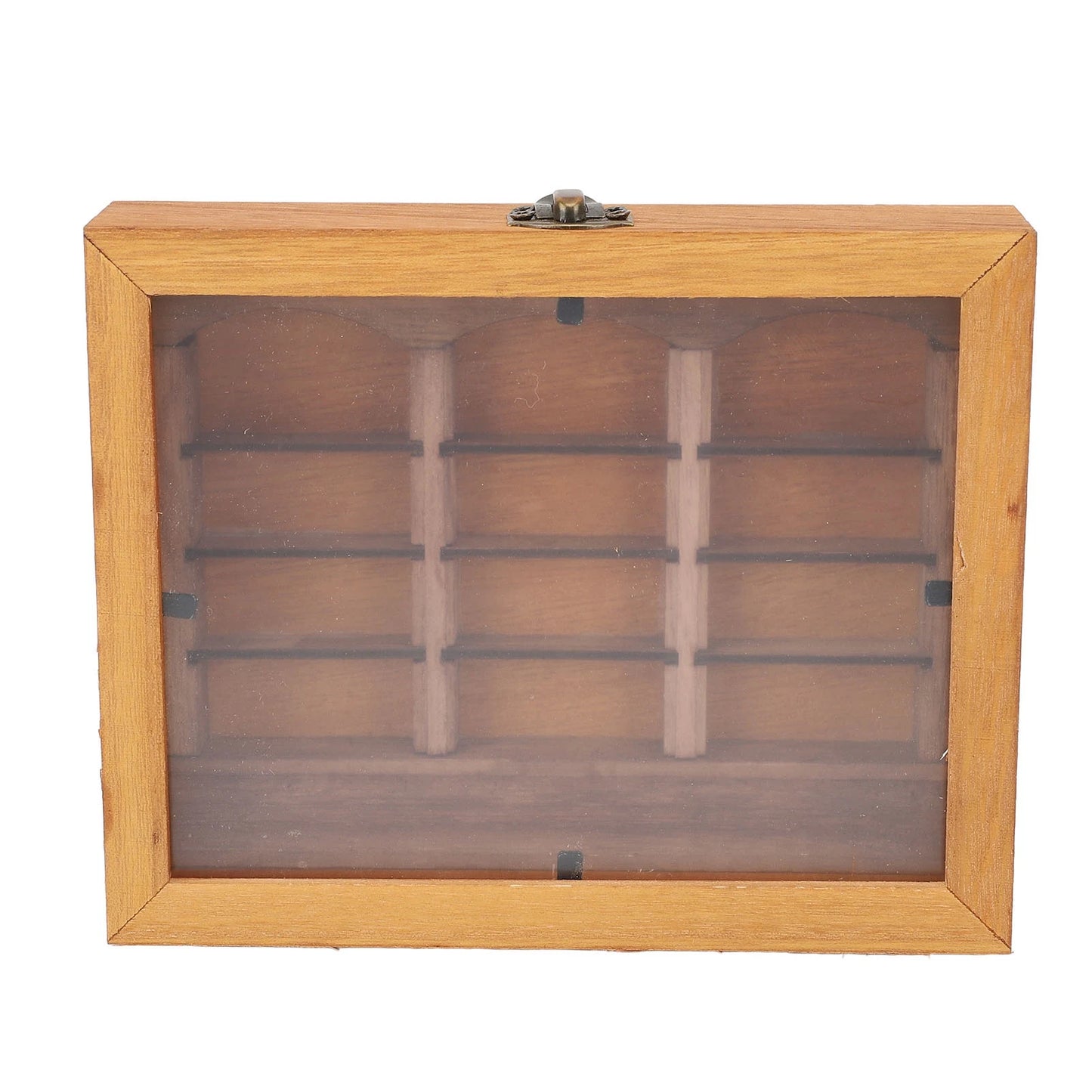 Miniature Bookshelf Decoration Miniature Book Boxes Display Shelf Relieve Stress Exquisite  Wood Stylish for Bookstore