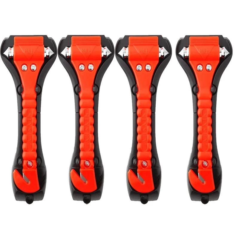 Vehicle Safety Hammer 1/2/4pcs  Emergency Break Window Glass Easy Use For Car Window  Survival Life Rescue Tools Escape Tools