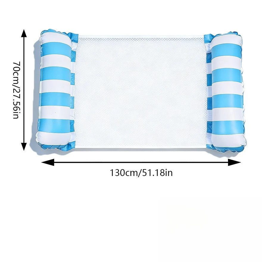 Inflatable Pool Float Hammock, Lounger, Water Hammock for Adults, 220lbs, Thickened PVC, Pool, Beach, Lake, Summer Water Fun
