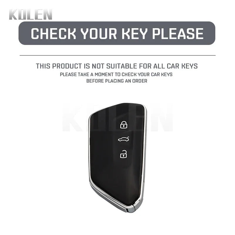 TPU Car Key Case Cover Shell Fob For VW Volkswagen Golf 8 MK8 2020 For Skoda Octavia For Seat Key Protector Accessories Keychain