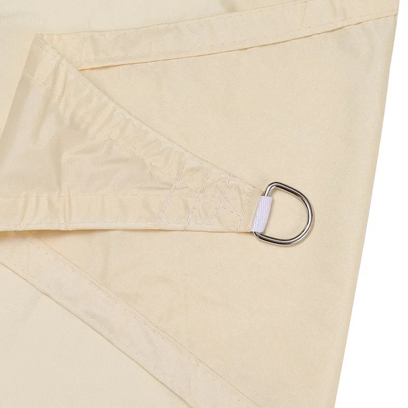 2.5x2.5M Square Shade Sail 300D Waterproof Polyester For Garden Terrace Canopy Swimming Pool Sun Shade Canvas Camping Awning