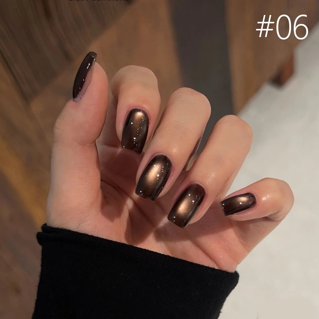 12ML 1-21pcs Toe Selling Whitening Glass Bead Cat Eye Gel Nail Polish Black Nails Nail Art Grey Cat Eye Nail Polish Cute Nails