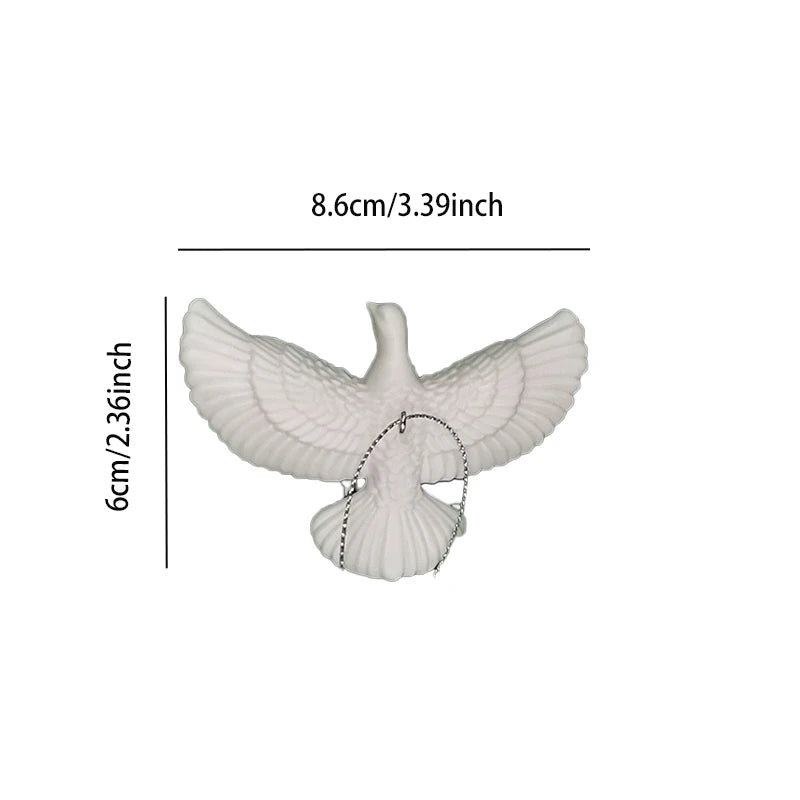 Exquisite acrylic friendship dove decoration, romantic hanging ornament, the perfect gift for someone special