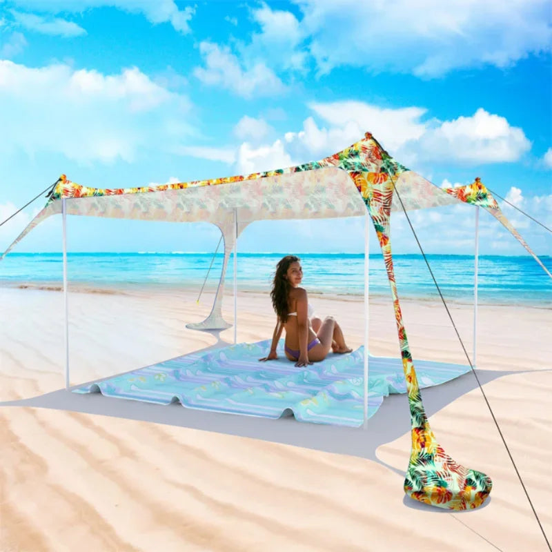 Sunshade Beach Tent Sunscreen Vacation Tent Beach Party   Carpas Para Jardin Umbrella  Beach Awning Tent Sun Protection