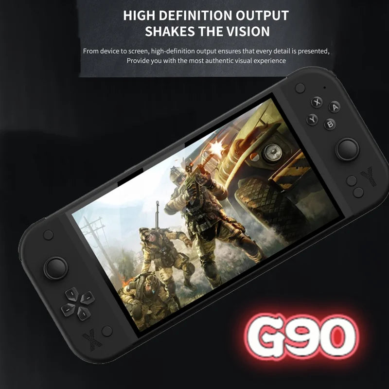 G90 Large Screen Handheld Game Console Portable Arcade High Definition Nostalgic Retro TV Home Handheld