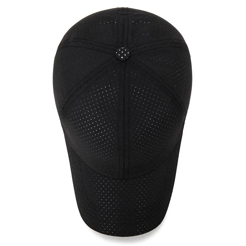2023 New Summer Men Women Snapback Quick Dry Mesh Baseball Cap Sun Hat Bone Breathable Hats Adjustable outdoor hat