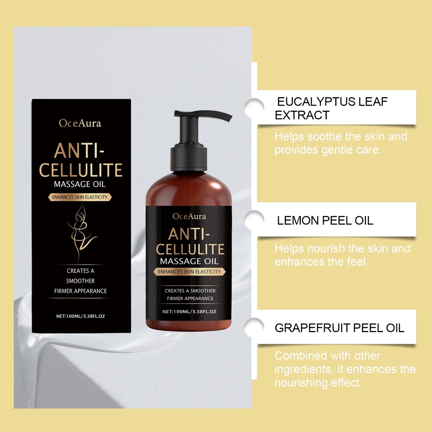 Body Massage Oil for Firming Hydration Dry Skin Moisturizer Winter Skincare Gift Set Refreshing Non Greasy Aromatherapy Festive