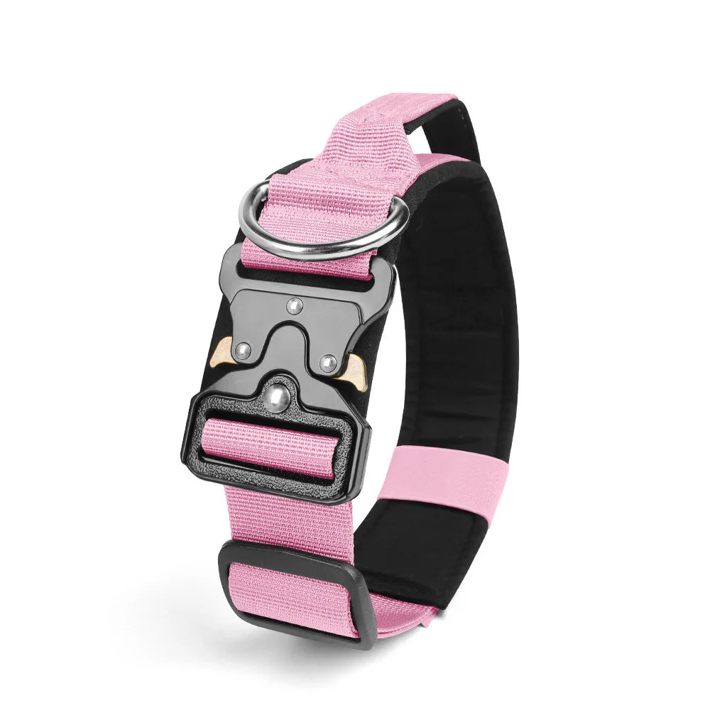 Pet Collar,Adjustable Heavy Duty Wide Thick Dog Collars with Quick Release Buckle, Soft Comfortable for Various body type Dogs