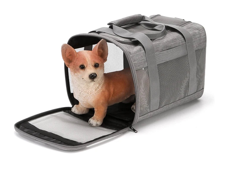 Pet Carrier Soft Travel Bag for Cats And Dogs Breathable Honeycomb Board Detachable Veterinary Cat Car Bag Support Board