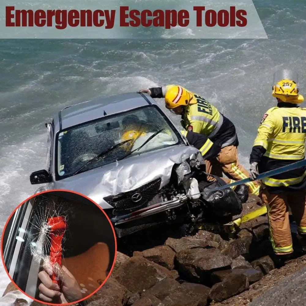 Vehicle Safety Hammer 1/2/4pcs  Emergency Break Window Glass Easy Use For Car Window  Survival Life Rescue Tools Escape Tools