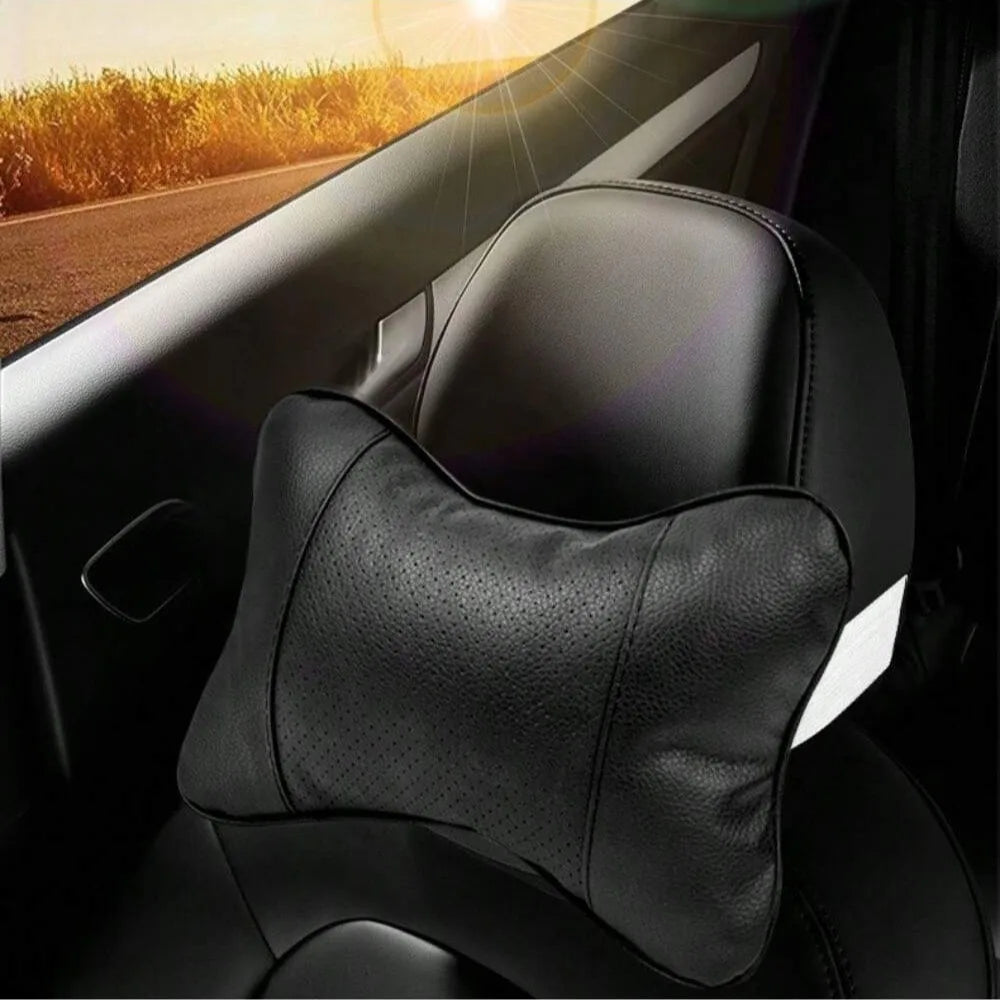 Car Seat Headrest with Breathable Mesh, Auto Safety, Head and Neck Rest, Relax Pillow, Cushion, Auto Protector