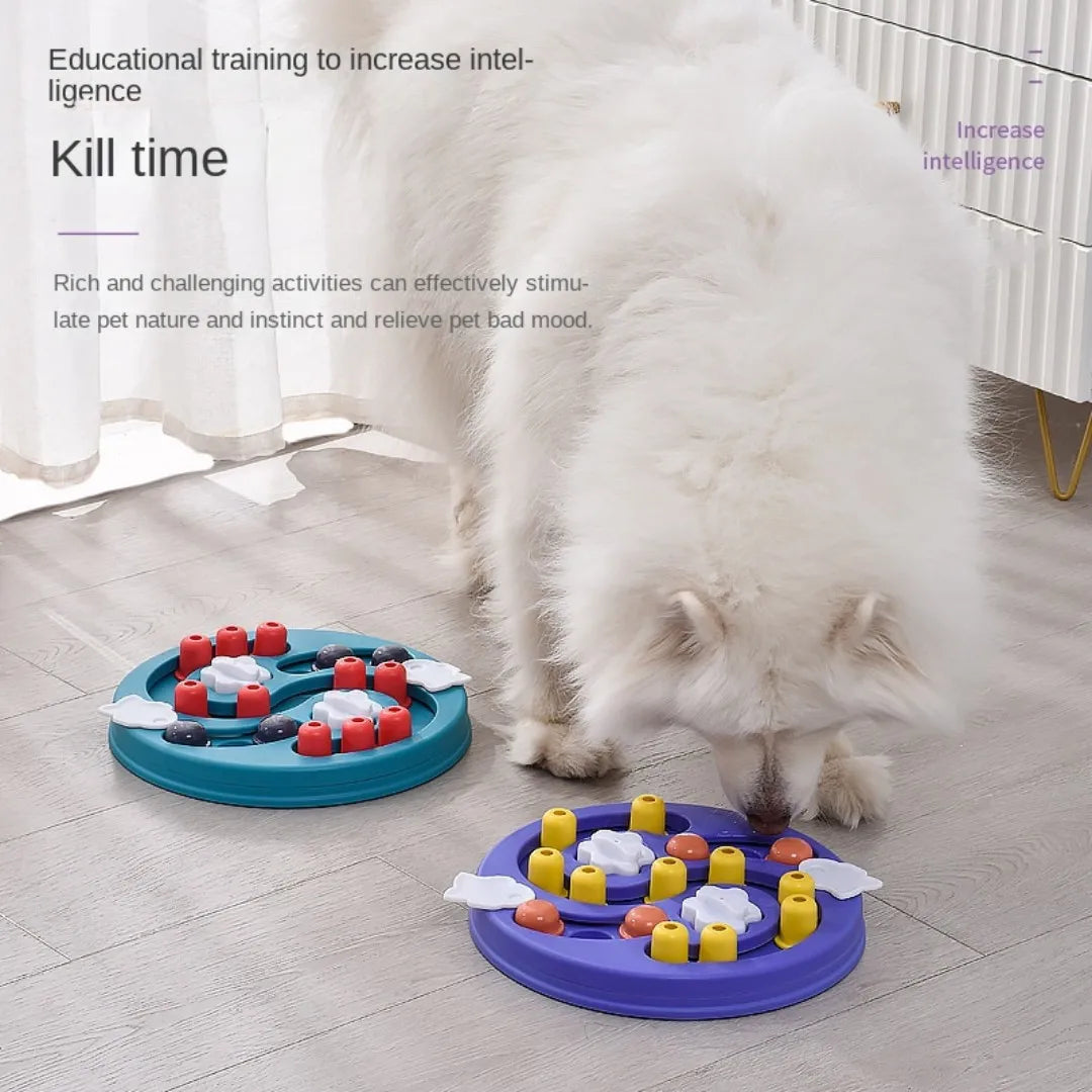 Dog Developmental Toys Game Dog Training Relaxation Tools Pet Leakage Devices Puzzle Food Feeder Toys for IQ Mental Enrichment