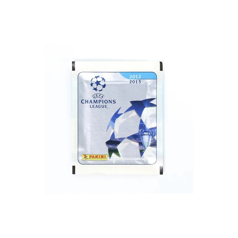 Panini Champions League Stickers Mega Box 50 Packets - 2012-13 Full Season Soccer Cards Collection with Rare Shiny Foil Cards