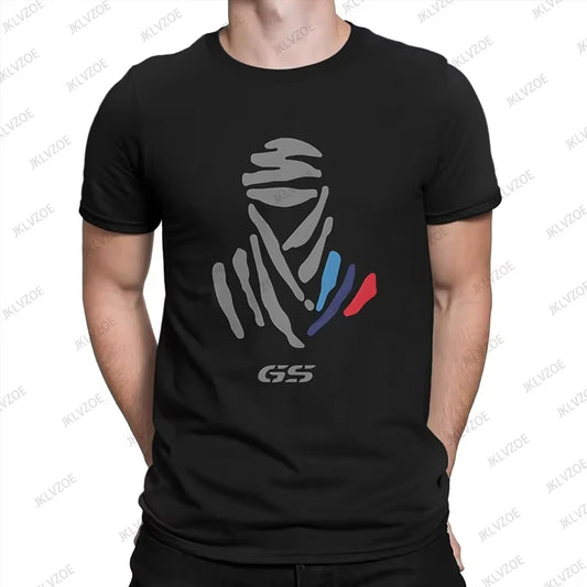 2025 Hot Sale GS Light New Men's Cotton T Shirt GS Grunge Motorcycle Brushes Short Sleeve O-neck Tees Casual Sports Unisex Tops