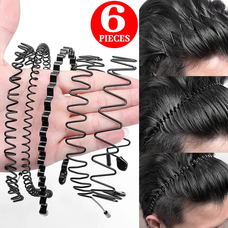 Diademas Metálicas Onduladas Unisex (Pack)