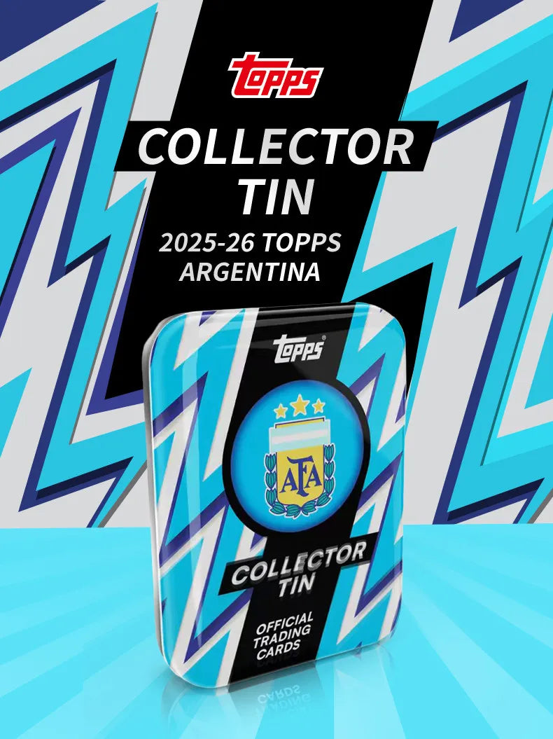 25-26 Topps Argentina Collector Argentina National Football Team Sports Trading Card Collection Cards Boys Designer Toys Gift