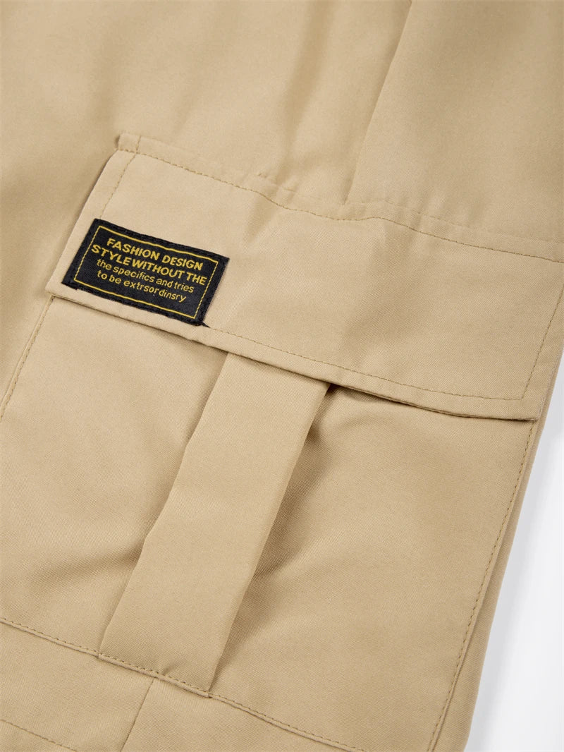 Summer Quick Dry Cargo Shorts for Men Tactical Shorts with Multi Pockets Outdoor Casual Shorts with Elastic Waistband Drawstring