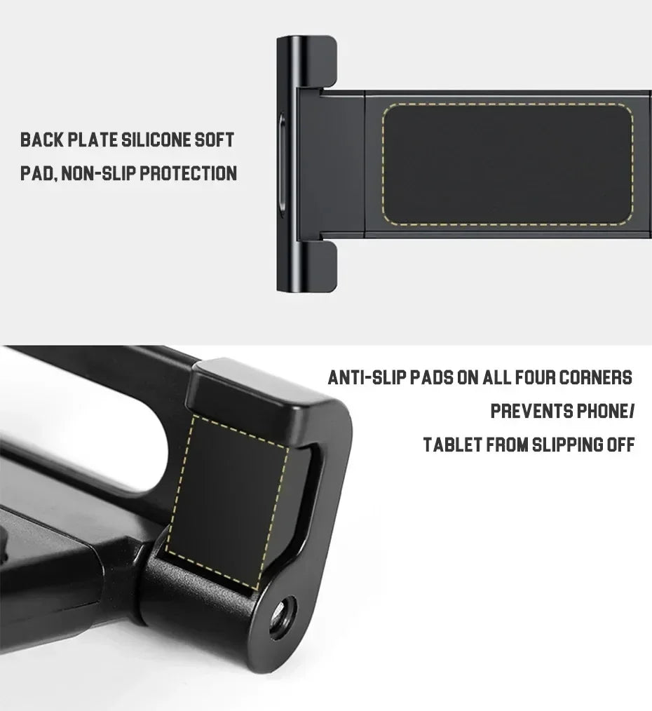 Car Tablet Holder, Headrest Tablet Mount Headrest Stand Cradle Compatible With Devices For IPad Air Mini, Other 4.7-12.9" Cell