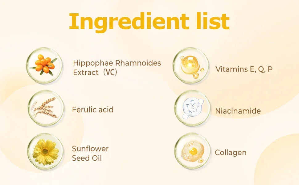Deep Vitamin C Golden Capsule Face Moisturizer Liposome Capsules For Wrinkles Skin Radiance Glow Hydration Lightweight Skin Care