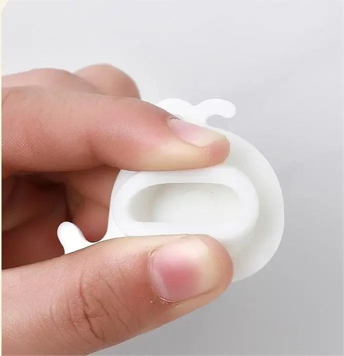 10/1Pcs Silicone Wash Basin Overflow Ring Remplacement Whale Shape Cover Bathroom Basin Trim Sink Drain Cap Overflow Ring Plug