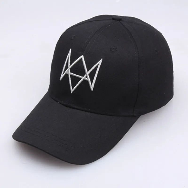 Game Watch Dog Baseball Cap Hip Hop Cap Cosplay Snapback Trucker Embroidery Sunscreen Hat Unisex Golf Cap
