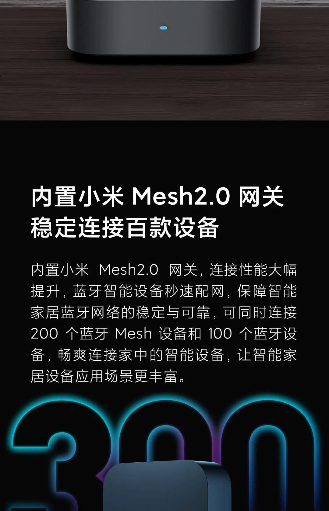 Xiaomi Smart Central Hub Mijia Gateway 4 WIFI Bluetooth Mesh Hub 5GHz 10/100Mbps Smart Home Work With Mi Home APP