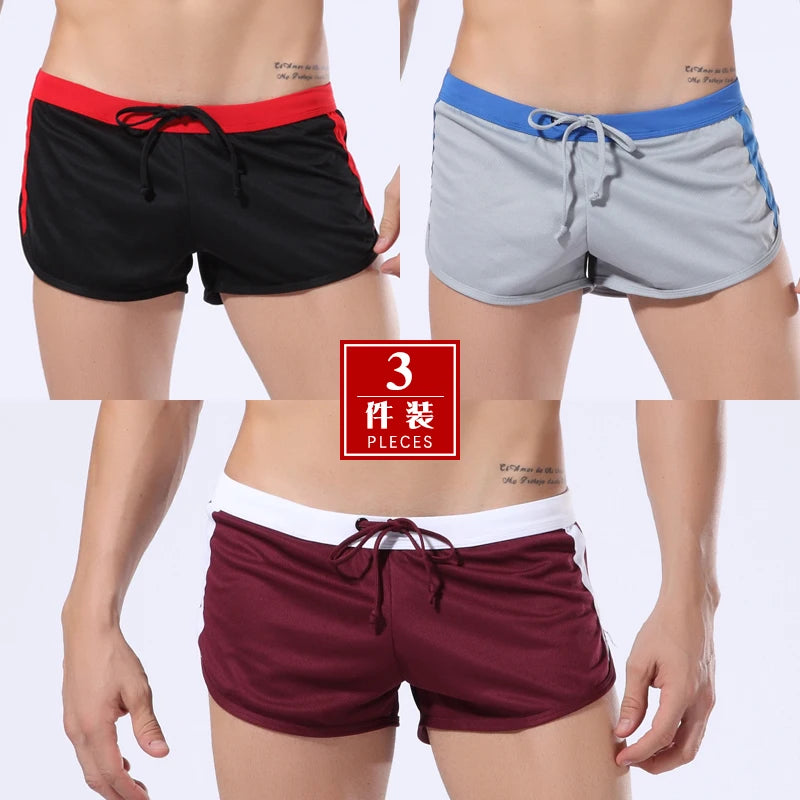 3Pcs/1Pcs Men's Quick Dry Mesh Breathable Beach Board Shorts Swim Surfing Sports Trunks
