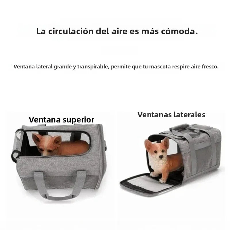 Pet Carrier Soft Travel Bag for Cats And Dogs Breathable Honeycomb Board Detachable Veterinary Cat Car Bag Support Board