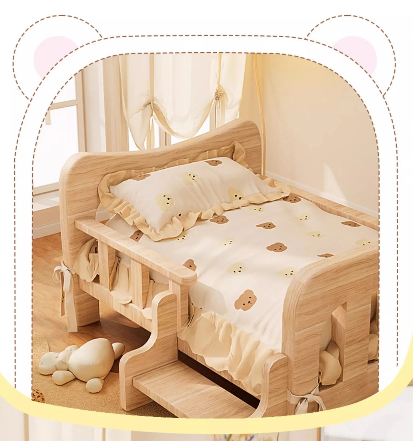 Pet bed, solid wood dog bed, all-season cat bed,pet sleeping sofa,cat bed and dog bed ，cat shelf ，cat condo，wooden cat furniture