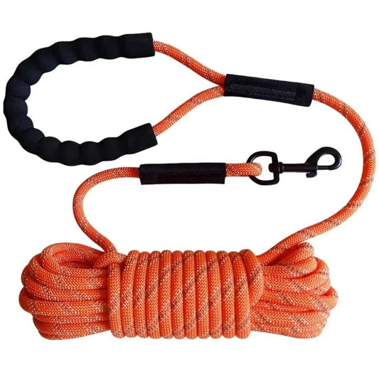5/10/15m Dog Leash Long Pet Reflective Small Medium Large Dog Outdoor Puppy with Handle Cat Traction Rope Walk Training Dogs