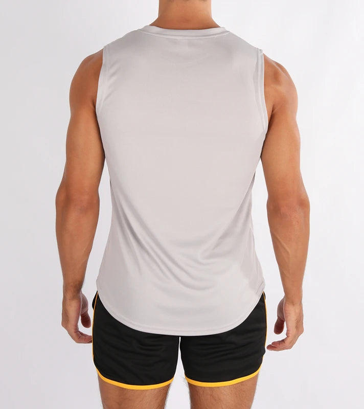 Men's Summer Fitness Vests, Fitness Training Clothes, Speed Fitness, Loose Sleeveless Shirts, Men's Fashion Basketball Vests