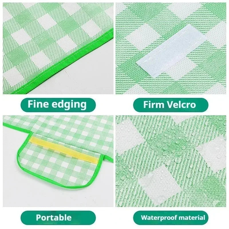 Outdoor Picnic Mat Waterproof Moisture-Proof Camping Ground Mat Thickened Picnic Blanket for Outdoor Activities and Grass Land