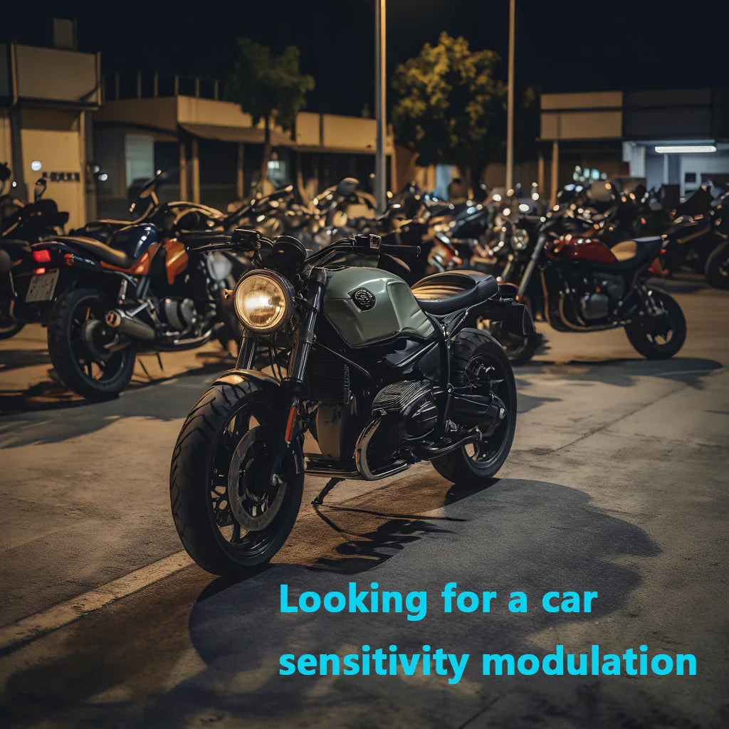 New multifunctional motorcycle anti-theft alarm with automatic defense, ignition and shutdown, silent dual flash steering prompt