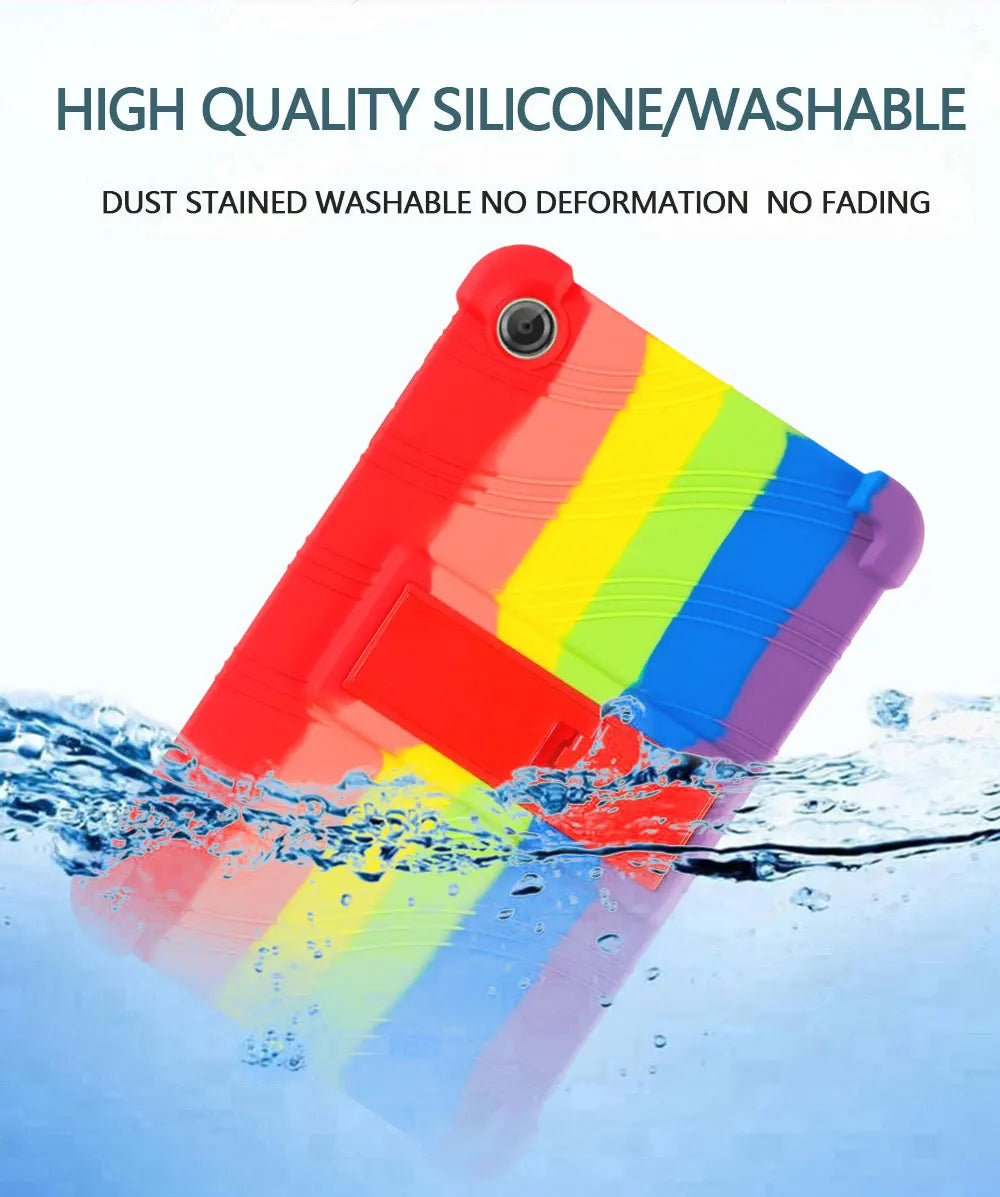 case For LENOVO Tab One 8.7 inch Tablet  protective cover Android Tablet Soft Silicone Adjustable Stand protective sleeve
