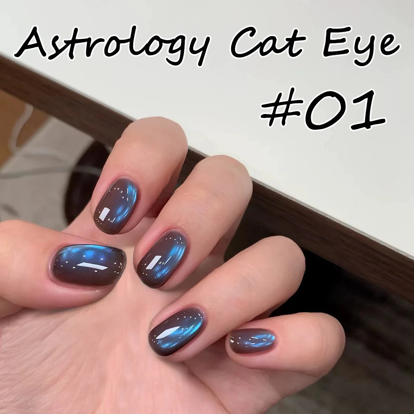 ZH 12ML 12-Color Christmas Red Nails Fiery Sunset Glass Bead Cat Eye Gel Nail Polish Fine Powder Cat Magnetic Gel Nail Salon