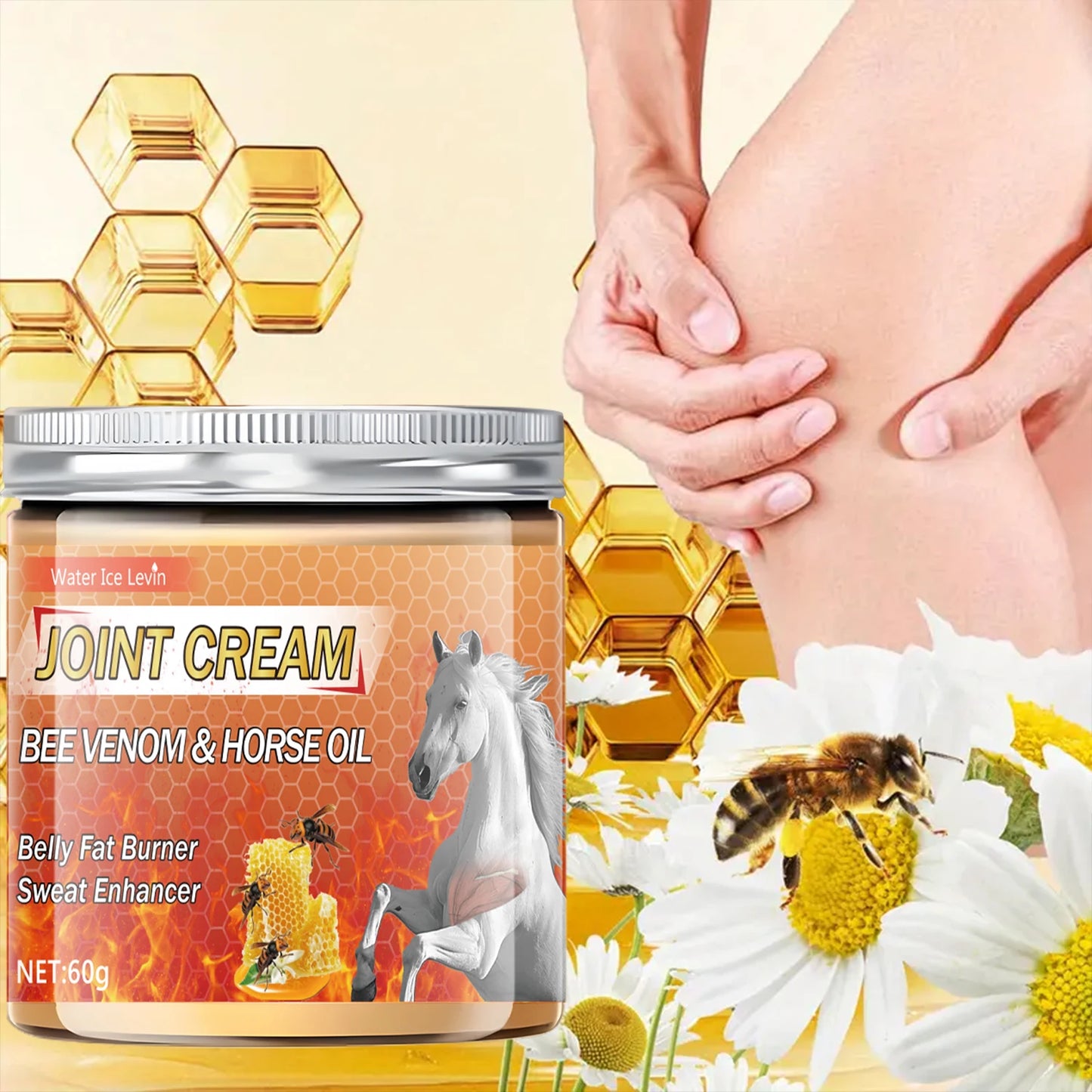 Muscle Firming Massage Cream, Contains Collagen, Hypoallergenic, Moisturizing Cream, Suitable for All Skin Types, Unisex