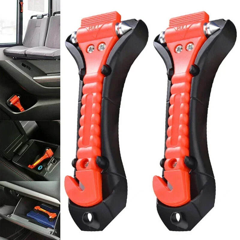 Vehicle Safety Hammer 1/2/4pcs  Emergency Break Window Glass Easy Use For Car Window  Survival Life Rescue Tools Escape Tools