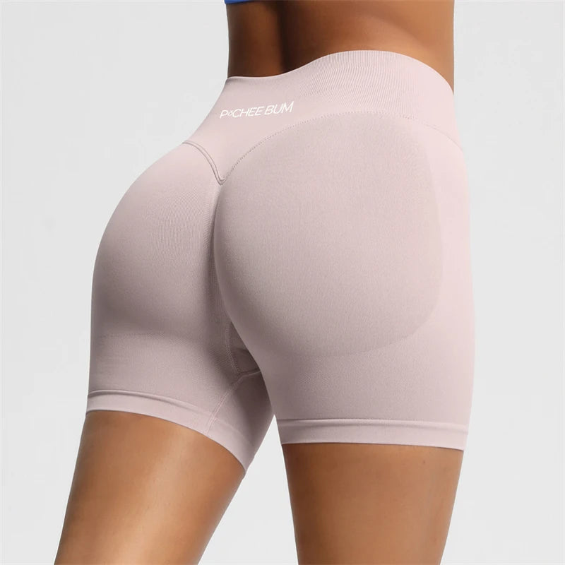 BUM Shaping Yoga Shorts Woman Stretch Breathable Peach Hip Fitness Running Shorts Hip High Stretch Impact Wicks Gym Shorts