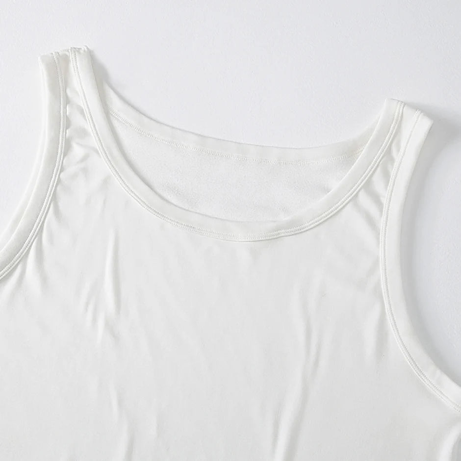 1/3 Men's Tank Top Four Seasons Black and White Solid Color Narrow Shoulder Casual Sports Fitness Comfortable Home Top Trendy