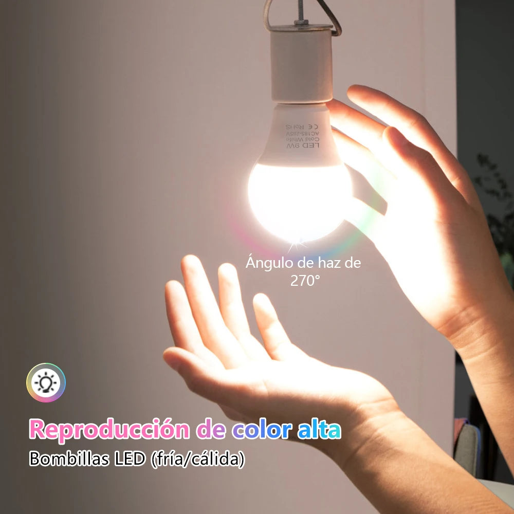 3W 6W 9W 12W 15W 18W LED Bulb Lamps E27 Lampada LED Light Bulb AC 220V-240V Smart IC High Brightness Bombilla Lamp Spotlight
